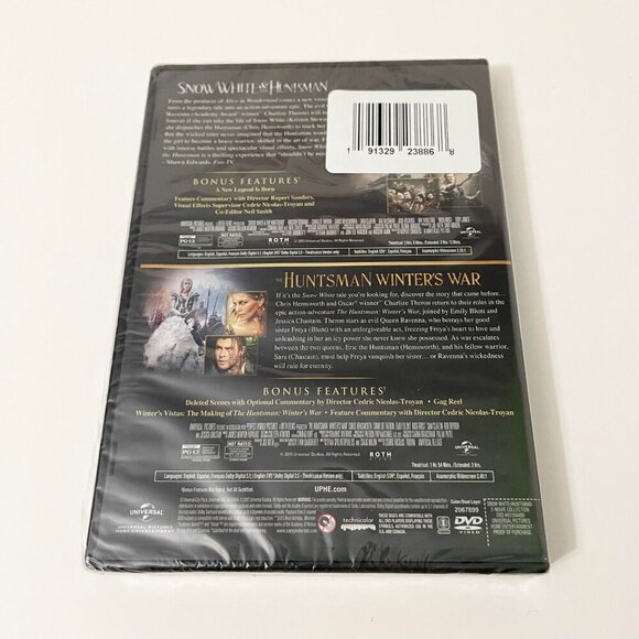 Snow White & The Huntsman / The Huntsman Winters War 2 Movie Collection DVDs - Picture 4 of 12